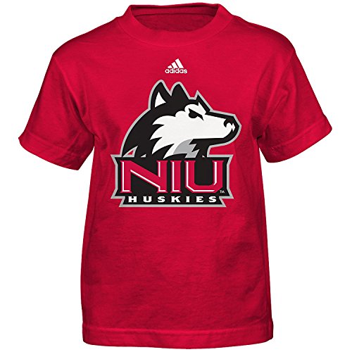 T-shirt rouge adidas Northern Illinois Huskies pour la cour de récré
