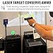 Dry Fire Laser Training System, Laser Target for Dry Fire Shooting Compatible with Most Laser Cartridges, Steel Plate Sound & Immediate Flash Feedback, Ideal for IPSC, IDPA & USPSA