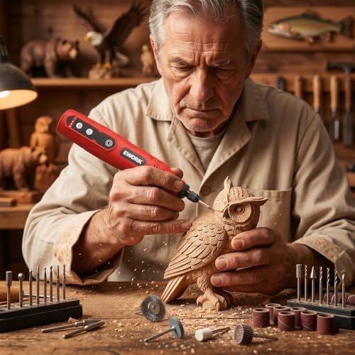 EWORK 448-Piece Rotary Tool Kit