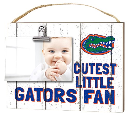 Image of KH Sports Fan 10" x 8" Florida Gators Clip It Weathered Baby Logo Collage Photo Frame