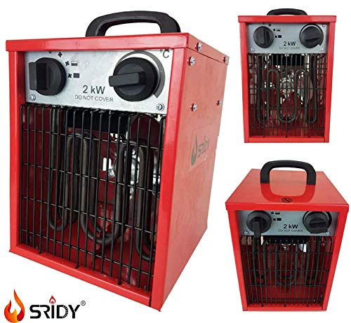 Sridy 2KW Industrial Space Fan Heater Electric Floor Heater Suitable for Workshop Garage Home Office Electric Floor Heater Sridy 2KW Industrial Space Fan Heater Electric Floor Heater Suitable for Workshop Garage Home Office Electric Floor Heater