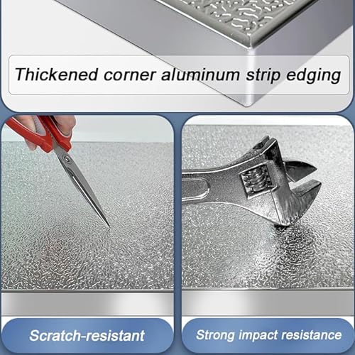 Panel de protección térmica de aluminio (para armarios, refrigeradores, estufas, microondas), protector de aceite de alta temperatura, accesorios de seguridad de cocina