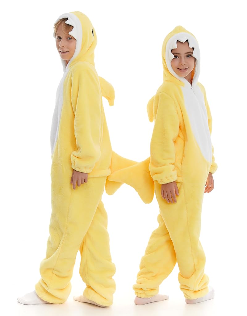 Flannel Fleece Child Onesies – Fuzzy Onepiece Hood Costume - Blanket Sleep