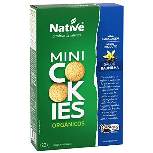 Mini Cookie Sabor Baunilha Orgânico Native 120g