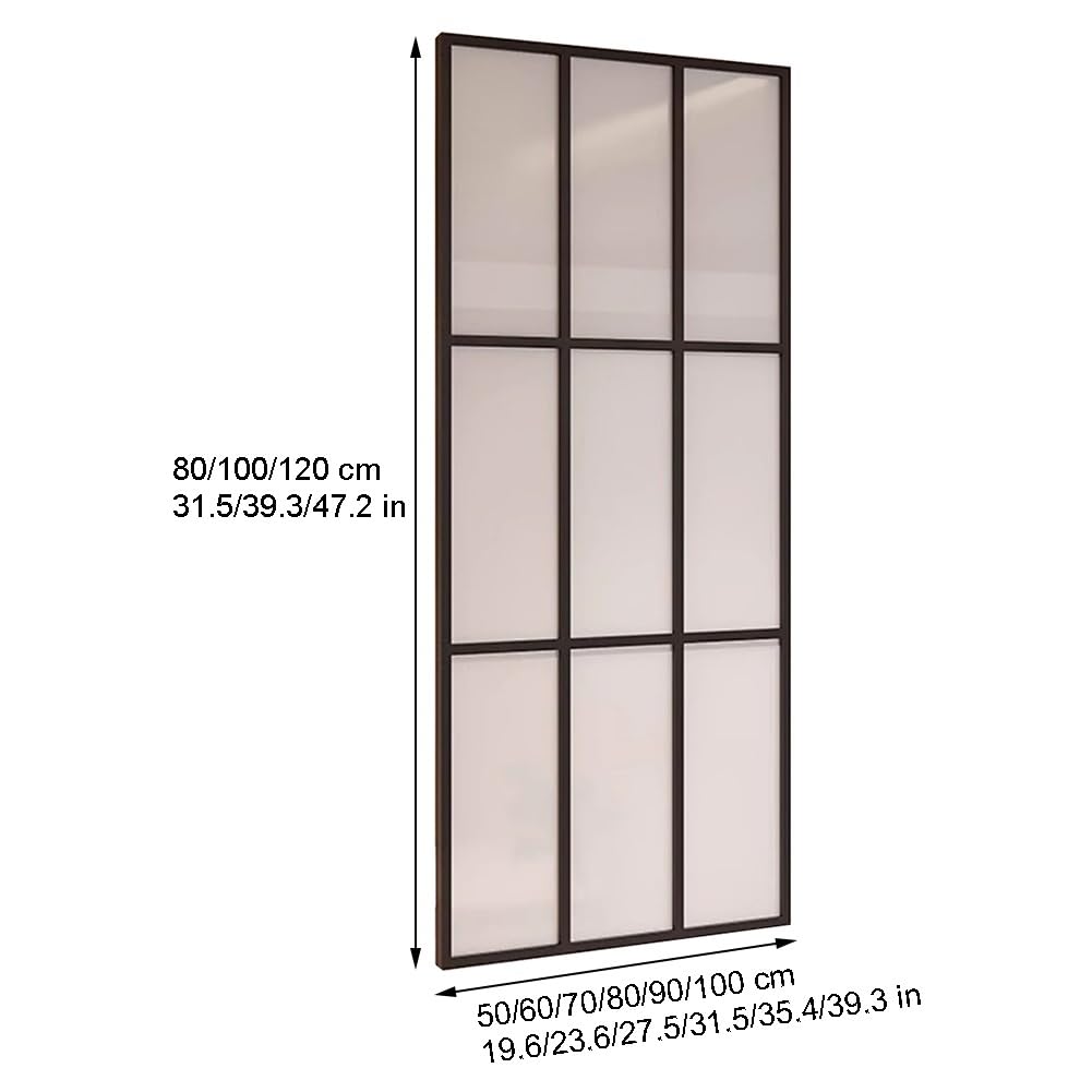 Separadores de habitación blancos de media pared para baño, hotel, restaurante, oficina, fiestas de encimera (31.5 x 35.4 pulgadas)