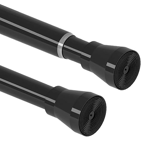 Teleskop-Gardinenstange 40-500cm Ohne Bohren - Verstellbare Vorhangstange Für Schrank, Bad & Fenster