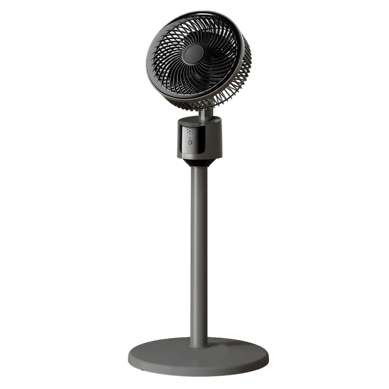 Pedestal Fan for Bedroom,USB Air Circulator Standing Fan Whole Room Air Circulator,3 Speed,Versatile Quiet Floor Fans for Room, Indoor & Outdoor Gifts (Gray)