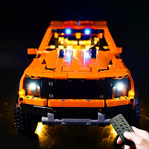 Fernbedienung LED Beleuchtung Licht-Set für Lego 42126 Technic Ford F-150 Raptor Pick-Up-Truck Modell, Kompatibel Mit…