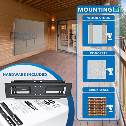 Mount-It! MI-396 Tv Mount Full Motion Weatherproof Tv Mounting Bracket thumb #3
