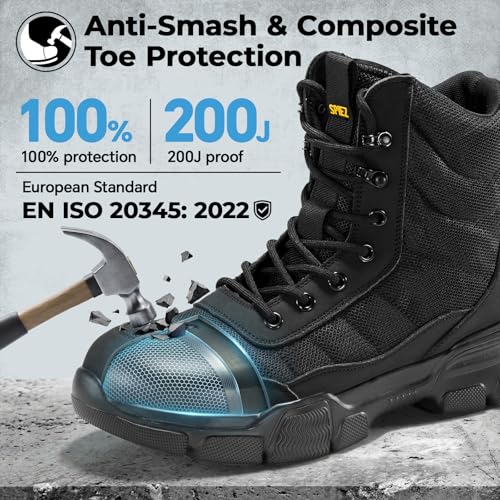 Chaussures de sécurité homme SB PL légères et souples avec fermeture éclair latérale - 2