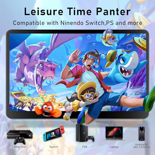 Image of Raspberry Pi Monitor 7 Inch HDMI Monitor 800x480 LCD Screen Display with Case Second /Extend Screen for Raspberry Pi 400 /4 /3 /2 /Zero /B /B+ Jetson Nano Win11 /10 /8 /7, Dual Speakers, Non-Touch