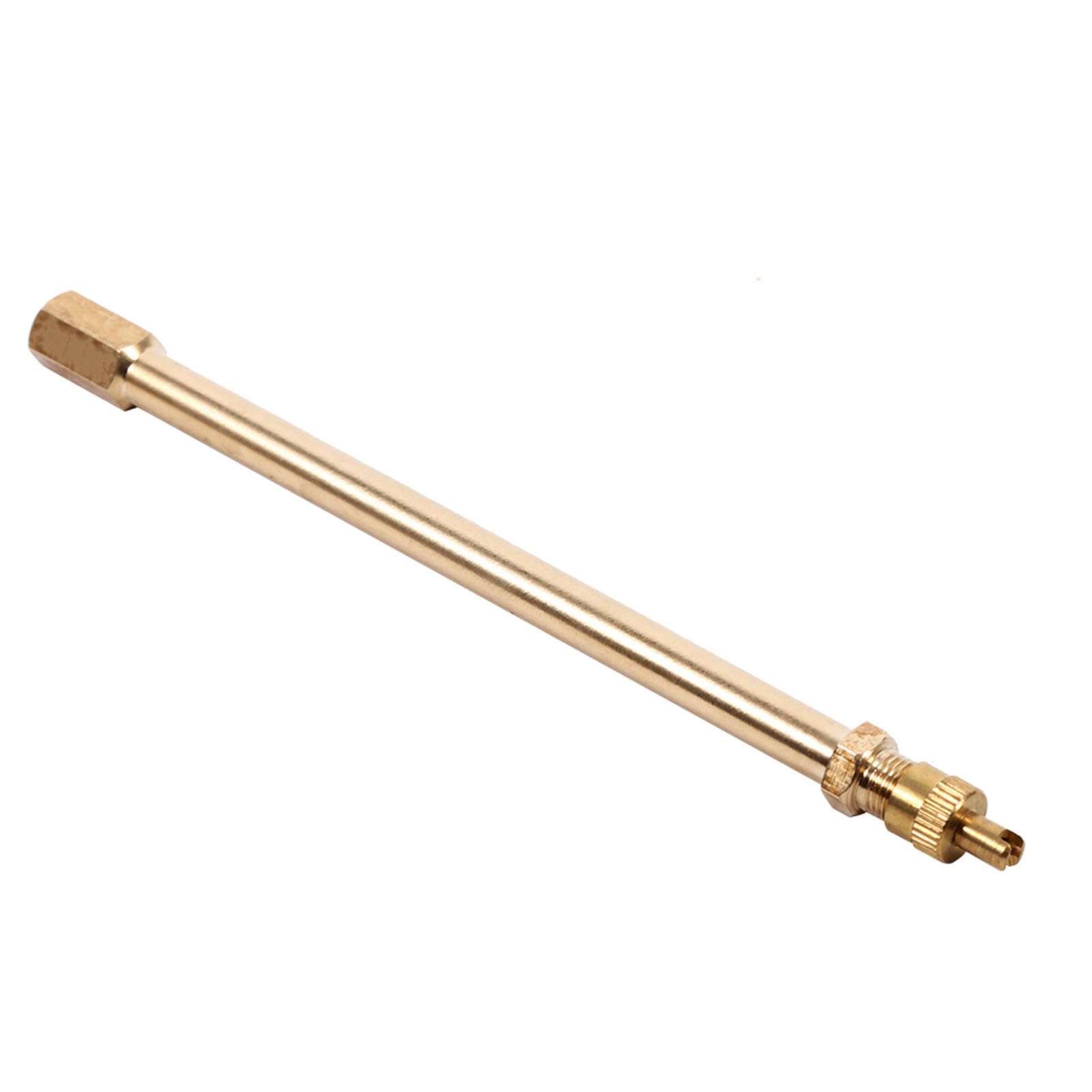 Cocoarm Mosiężny Przedłużacz Wentyla o Prostym Otworze (140mm)