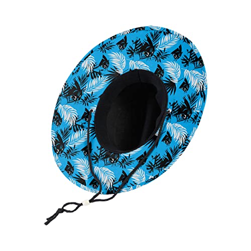Image of FOCO Carolina Panthers NFL Team Color Straw Hat