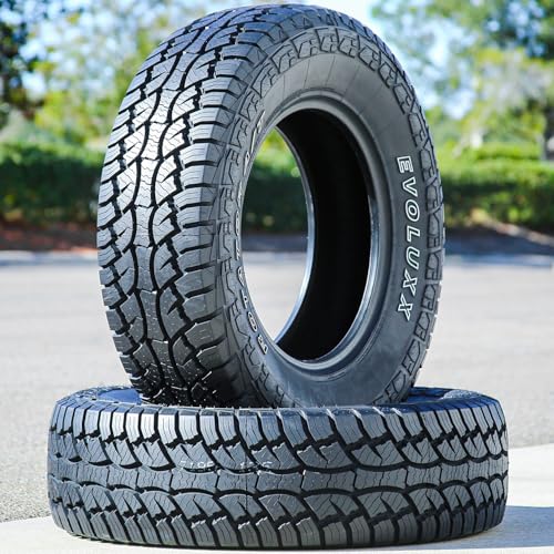 Set of 2 (TWO) Evoluxx Rotator A/T Truck/SUV All-Terrain Off-Road Radial Tires-245/70R17 245/70/17 245/70-17 110S Load Range SL 4-Ply OWL Outlined White Letters - Thumbnail 6