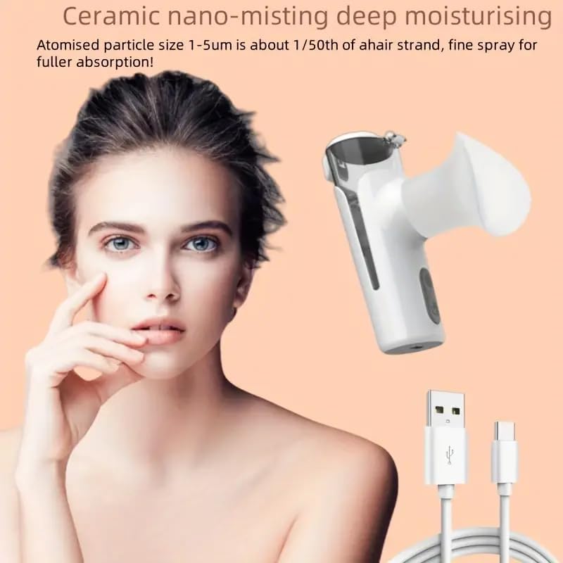 Heated Eye Mist Sprayer – Portable Eye Steamer for Dry Eye Relief Warm Compress Eye Device – Rechargeable Eye Moisturizer for Tired Eyes and Eyelid Care - Image 3