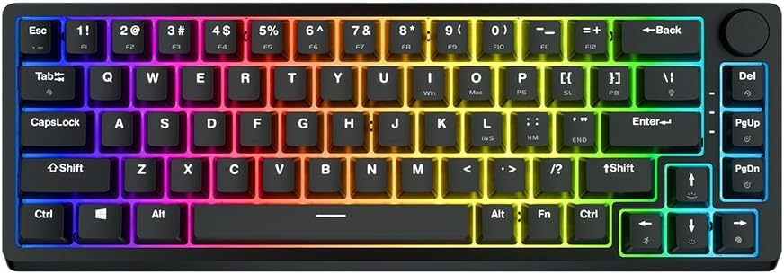 Gamesense Clutch Black Keyboard Gateron Yellow