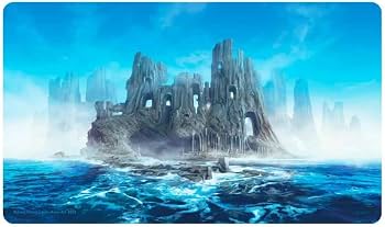 Playmat Central Ruined Island John Avon Ilha Azul : Amazon.com.br