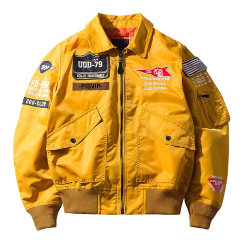 Veste bomber pour homme style aviateur cargo avec poches pratiques