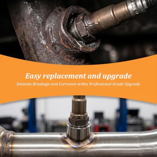 4PCS Car O2 Sensor Bung, Stainless Steel M18 x 1.5 Threaded Weld in — 사진 6