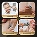 Hair Clippers for Men Cordless Professional Beard Trimmers with LCD Display Electric Grooming Rechargeable Shaver Zero Gapped T/Blade Cutting Kit Gift for Women Men Children