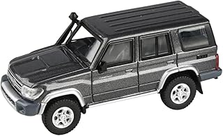 Toy Cars 2014 Land Cruiser 76 Graphite Gray Metallic 1/64 Diecast Model Car by Paragon Models PA-55315