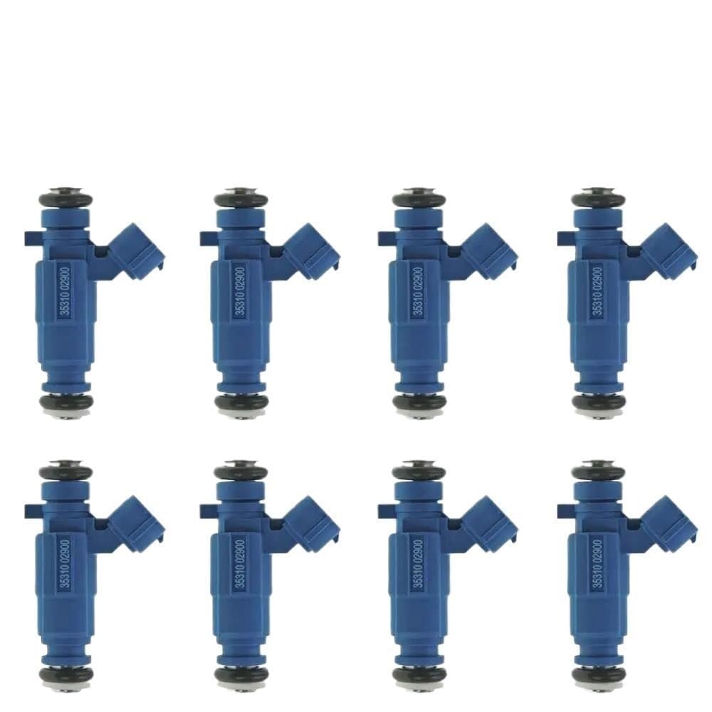 Nvcphgedek One Color Petrol Fuel Injector For For Atos For Mx For Prime For I10 Pa 8Pcs 35310-02900 3531002900 9260930017 Car Fuel Injector