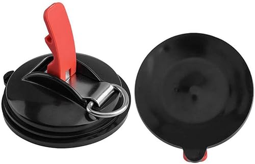 Miniatura 4 de Juego de 4 anclajes de ventosa al vacío con ganchos de seguridad, correa de coche resistente, ganchos de ventosa para automóvil, cocina, baño y baño