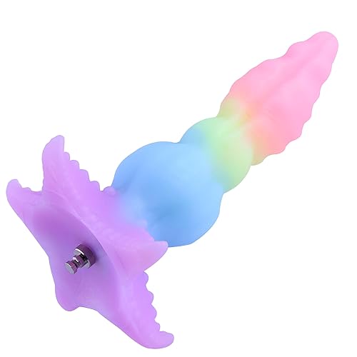 Hismith 9.48" Dual-Density Ultra Silicone Dildo, 8.09" Insert-able Length Dong with KlicLok System for Ordinary User, Fantasy Series - 9.48" Dual-Density Dildo