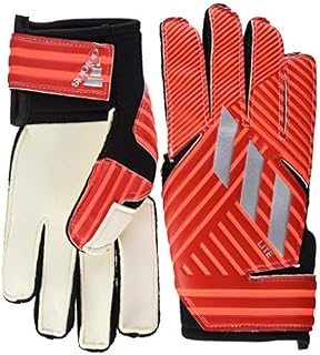 adidas Unisex Nemeziz Lite Soccer Gloves, Active Red/Silver Metallic/Solar Red, 8.5