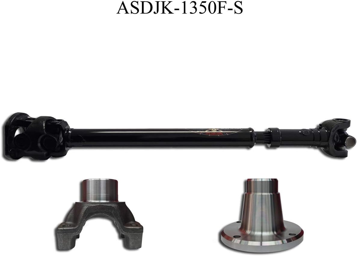 ADAMS DRIVESHAFT 4 DOOR JK FRONT & REAR 1350 CV DRIVESHAFT PACKAGE [EXTREME DUTY SERIES] with SOLID U-JOINTS