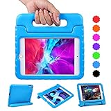 EVA Tablet Case for iPad Mini 4 / Mini 5 with Handle | Blosomeet Full Body Protective Kid-Proof Cover for iPad Mini 5th/4th Generation with 2-Angle Stand | Rugged & Lightweight Case for Boys | Blue