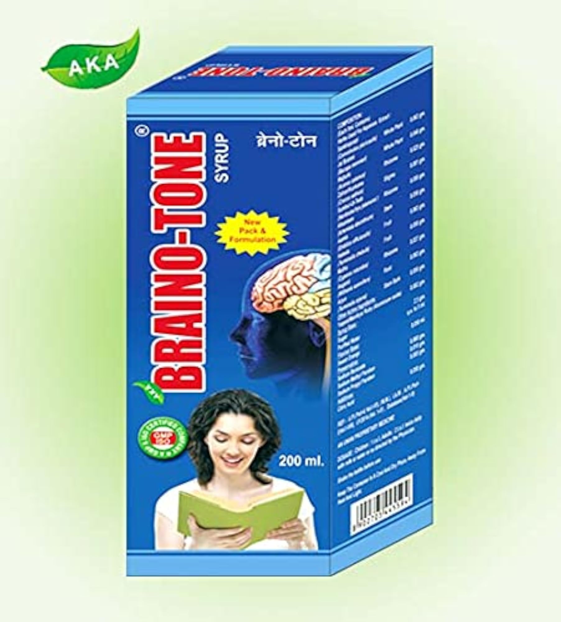 A.K.A. Chemicals BRAINO-TONE Syrup For Brain Tonic 200ml