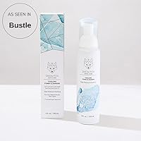 Vista 2 de Snow Fox Skin Care Limpiador de espuma refrescante, lavado facial sin SLS con aloe vera orgánico y agua de menta, fórmula suave, no seca para pieles