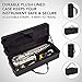 LyxJam Alto Saxophone E Flat Brass Sax Kit, Professional Sound, Complete Accessories, Ideal for All Players, Includes Hard Case, 10 Extra Reeds, Strap, Gloves, Cleaning Kit & More, Nickel Finish