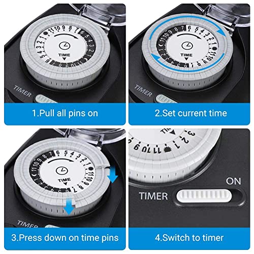 Dewenwils Outdoor Timer With Remote And 2 Pack Mechanical Timer #TOP6