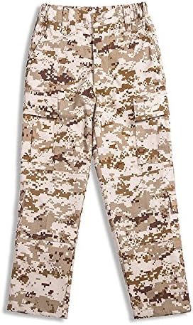Miniatura 4 de Tactical Airsoft Niños Ropa Niños BDU Caza Militar Camuflaje Combate Traje Uniforme