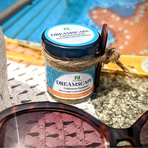 Image of Dreamscape Deodorant Cream for Men | Aluminium & Baking Soda Free | Deo for Man, Deo for Woman, Deodorant for Men | with Geranium & Ylang Ylang (30 g, Pack of 1, Unisex)