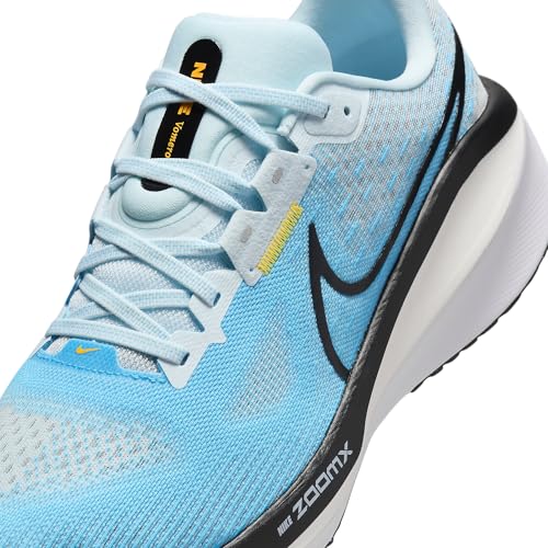 Image of Men's Nike Vomero 17 in Black /Volt-LT Smoke Grey-White