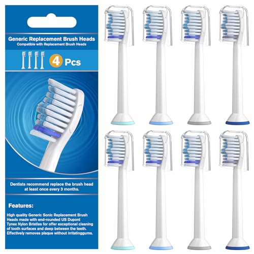 Cabezales de cepillo de Recambio para Philips Sonicare, Pack de 8