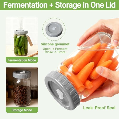 4-Pack Mason Jar Fermentation Kit