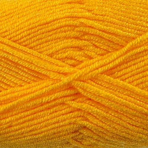 Image of Cloud Touch Baby - DK Weight Soft Anti-Pilling Yarn for Baby Clothes, Blankets & Amigurumi Crochet & Knitting, 90% Acrylic 10% Viscose derived from Bamboo, 3.53 Oz / 262 Yards (Yellow, 1 Pack)