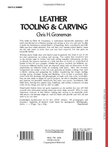 Leather Tooling and Carving