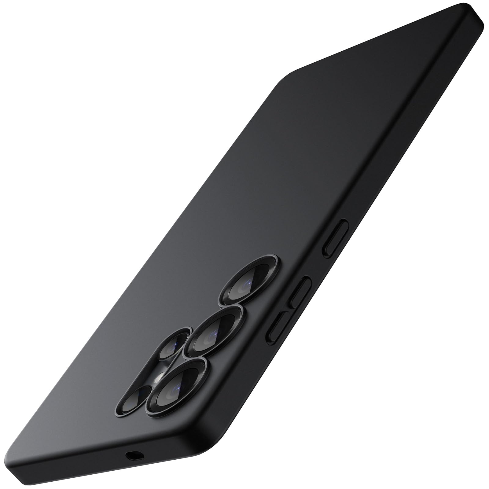 JETech Slim Fit Case for Samsung Galaxy S25 Ultra 5G, Camera Lens Full Protection, Soft TPU Thin Protective Phone Cover with Matte Finish, Shockproof (Titanium Black) S25 Ultra Titanium Black