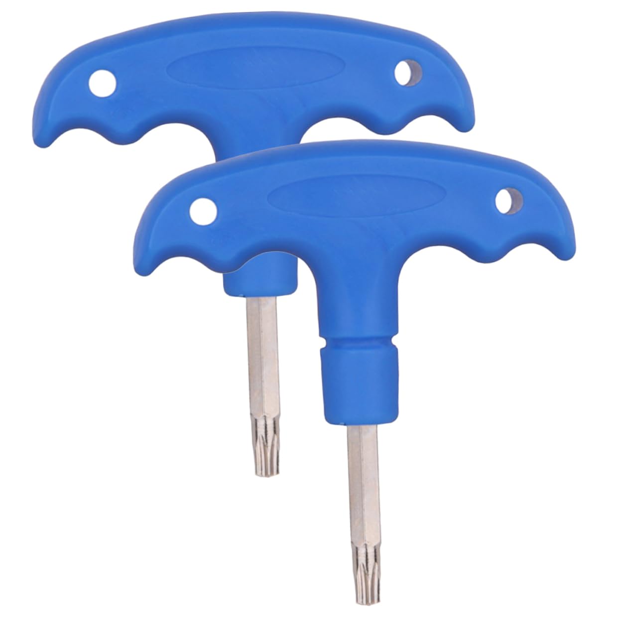 LAPYAPPE 2pcs Golf Club Repairing Wrench Set Portable T-shape Wrench for Golf Lightweight Plastic Handle Perfect for Golfer