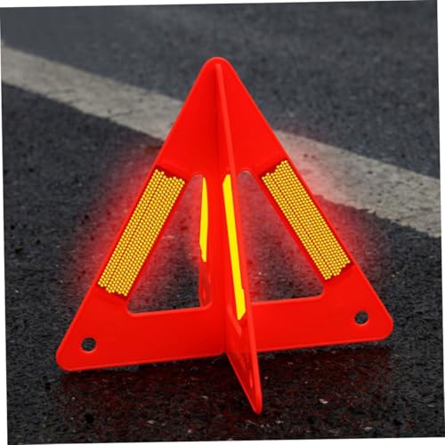 Triangle de sécurité réfléchissant pour éviter les dangers de panne sur route