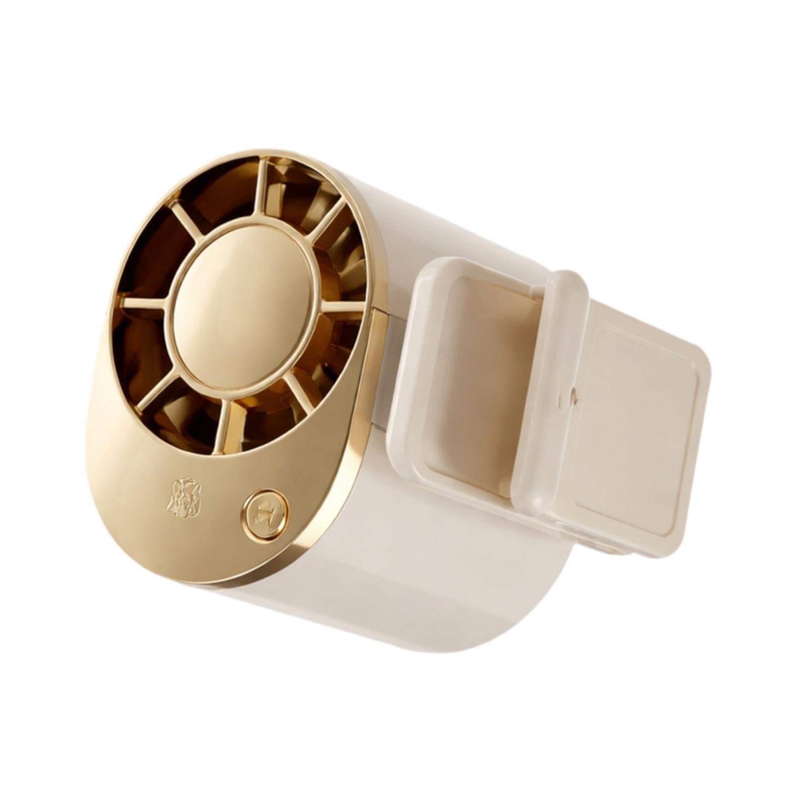 Urijx™ Wearable Belt Fan Portable Personal Body Fan for Outdoor Backpacking White Gold Home & Garden | Home Improvement | Heating Cooling & Air | Portable Fans-picture-17