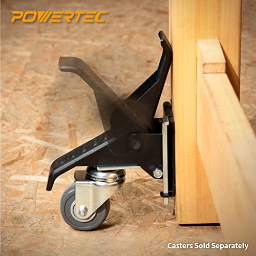 Powertec 71132V Quick-Release Workbench Caster Plates thumb #3