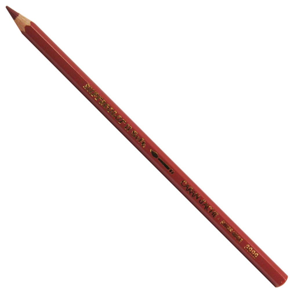 Caran d Ache : Supracolor Soft : Watersoluble Artists Colour Pencil Mahogany