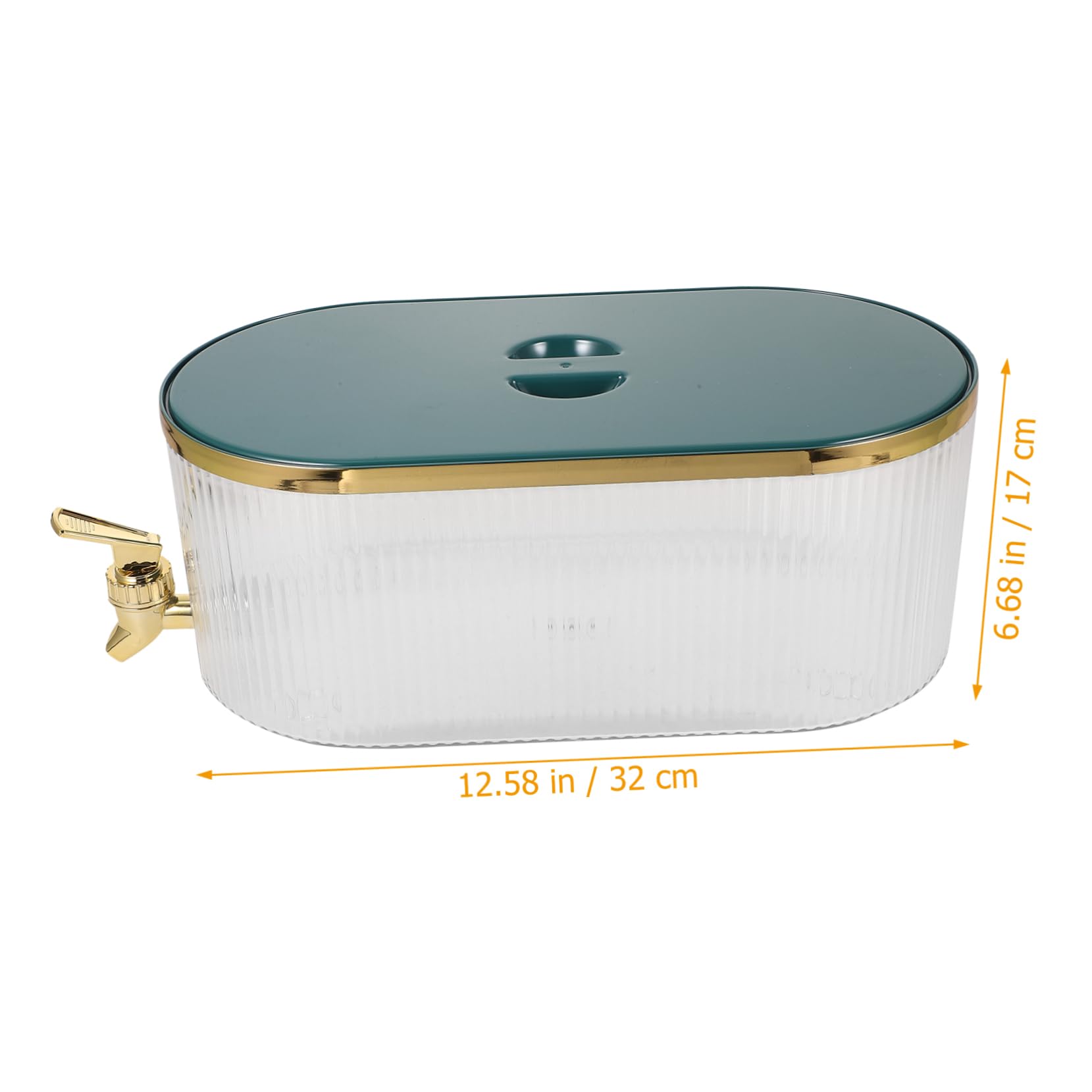 Healifty Portable Juice Dispenser with Spigot Capacity Drink Dispenser for Fridge Sturdy Beverage Holder for Parties Events and Home Use Easy Install Blocking Faucet