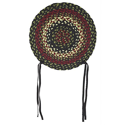 Tapete decorativo trenzado Tartan 15'' miniatura 2